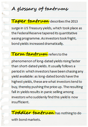 tantrums glossary