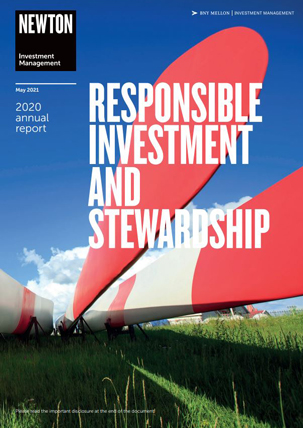 Responsible investment and stewardship