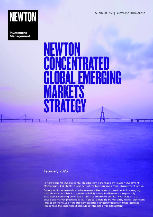 Concentrated Global Emerging Markets brochure