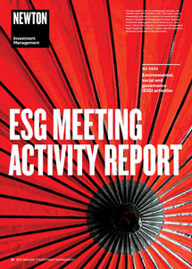 ESG Meeting Activity Report ESG Meeting Activity Report