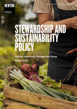 Stewardship and Sustainability Policy
