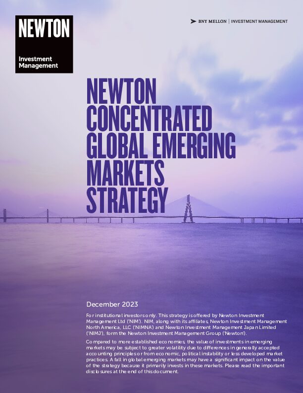 US Concentrated Global Emerging Markets brochure