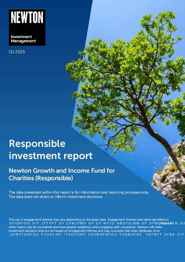RI report Growth and Income Fund for Charities (Responsible)